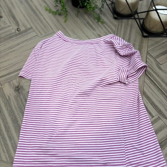 Old Navy striped pink girls tee - Picture 3 of 3